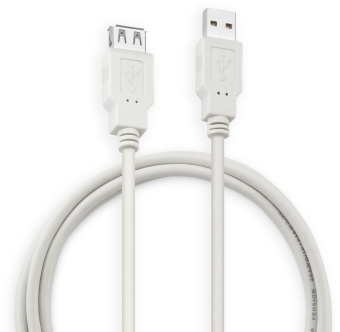 Кабель-удлинитель Buro Reversible USB A(m) USB A(f) 1.8м серый от магазина РЭССИ