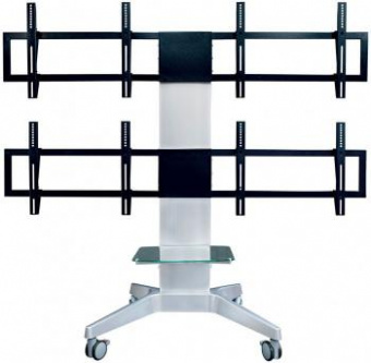 Подставка для телевизора Arm Media PT-STAND-16 серебристый 26"-55" макс.120кг напольный фиксированный от магазина РЭССИ