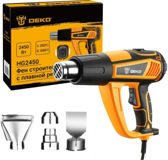 Технический фен Deko HG2450 2450Вт темп.350/600С (063-4335) от магазина РЭССИ