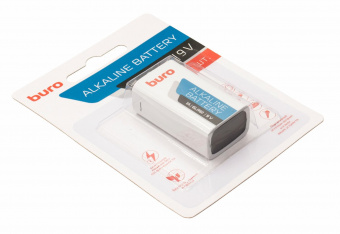 Батарея Buro Alkaline 6LR61 9V (1шт) блистер от магазина РЭССИ