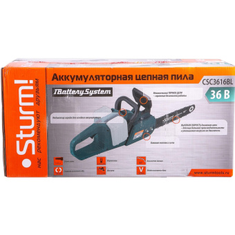 Электрическая цепная пила Sturm! CSC3616BL дл.шины:16" (40cm) от магазина РЭССИ