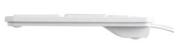 Клавиатура Hama Rossano белый/серебристый USB slim от магазина РЭССИ