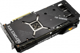Видеокарта Asus PCI-E 4.0 TUF-RTX3060TI-O8GD6X-GAMING NVIDIA GeForce RTX 3060Ti 8192Mb 256 GDDR6X 1755/19000 HDMIx2 DPx3 HDCP Ret от магазина РЭССИ