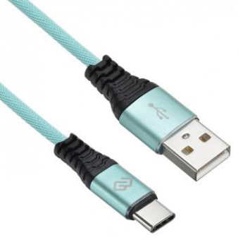 Кабель Digma TYPE-C-1.2M-BRAIDED-GR USB (m)-USB Type-C (m) 1.2м зеленый от магазина РЭССИ