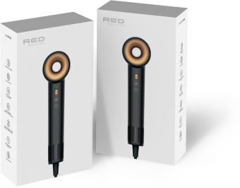 Фен Red Solution RF-500 1600Вт черный/золотистый от магазина РЭССИ