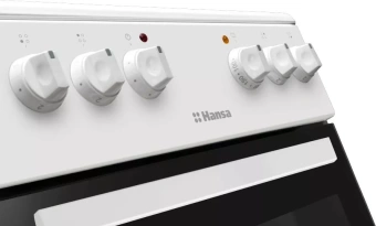 Плита Электрическая Hansa FCCW53183H белый закаленное стекло (без крышки) от магазина РЭССИ