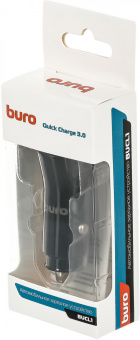 Автомобильное зар./устр. Buro BUCL1 18W 3A (QC) USB-A универсальное черный (BUCL18P100BK) от магазина РЭССИ