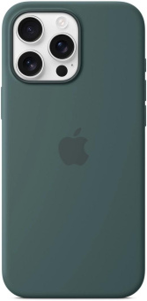 Чехол (клип-кейс) Apple для Apple iPhone 16 Pro Max Silicone Case with MagSafe зеленый Lake Green (MA7V4ZM/A) от магазина РЭССИ