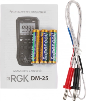 Цифровой мультиметр RGK DM-25 755160 от магазина РЭССИ