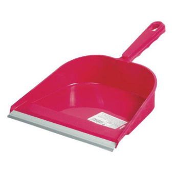 Пластиковый совок для мусора YORK низкая ручка с резиновой кромкой ширина 23 см цвет ассорти 61020 от магазина РЭССИ