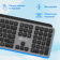 Клавиатура Оклик K859W серый/черный USB беспроводная slim Multimedia (2002136) от магазина РЭССИ