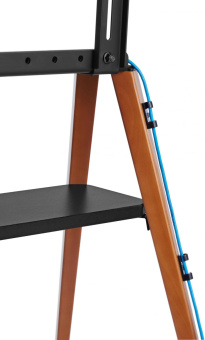 Подставка для телевизора Cactus CS-ST3645BKWN черный/орех 43"-65" макс.40кг напольный от магазина РЭССИ