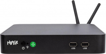 Неттоп Hiper M8 Cel J4125 (2) 4Gb SSD256Gb UHDG 600 Free DOS GbitEth WiFi BT 65W черный от магазина РЭССИ