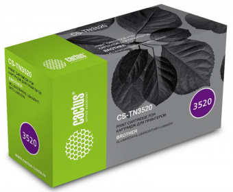 Картридж лазерный Cactus CS-TN3520 TN-3520 черный (20000стр.) для Brother HL L6400DW/L6900DW/L6900DWT от магазина РЭССИ