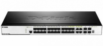 Коммутатор D-Link DGS-3000-28SC/A1A 4G 20SFP 4SFP+ управляемый от магазина РЭССИ
