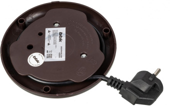 Чайник электрический BBK EK1727G 1.7л. 2200Вт коричневый корпус: стекло/пластик от магазина РЭССИ