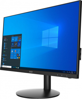 Моноблок MSI Pro AP241 11M-279RU 23.8" Full HD PG G6405 (4.1) 4Gb SSD128Gb UHDG 610 Windows 11 Professional GbitEth WiFi BT 120W клавиатура мышь черный 1920x1080 от магазина РЭССИ