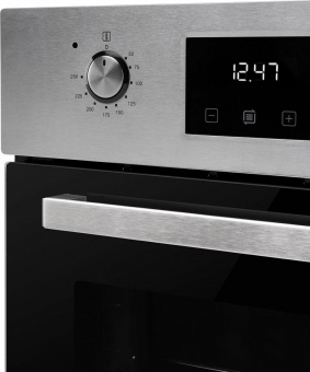 Духовой шкаф Электрический Weissgauff EOY 451 PDX нержавеющая сталь/черный от магазина РЭССИ