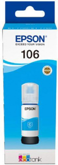 Картридж струйный Epson 106C C13T00R240 голубой (1900стр.) (70мл) для Epson L7160/7180 от магазина РЭССИ