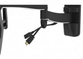 Кронштейн для телевизора Hama Fullmotion TV Premium черный 32"-65" макс.50кг настенный от магазина РЭССИ