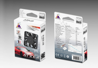 Вентилятор Glacialtech GT ICE 4 40x40x10mm 3-pin 4-pin (Molex)23dB 20gr Ret от магазина РЭССИ