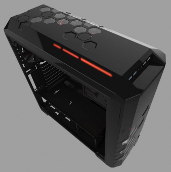 Корпус Formula V-LINE 6000-RGB черный без БП ATX 2x120mm 2xUSB2.0 2xUSB3.0 audio front door bott PSU от магазина РЭССИ