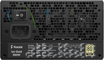 Блок питания Fractal Design ATX 550W ION 550 80+ gold (24+4+4pin) APFC 140mm fan 6xSATA Cab Manag RTL от магазина РЭССИ