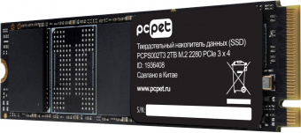 Накопитель SSD PC Pet PCI-E 3.0 x4 2Tb PCPS002T3 M.2 2280 OEM от магазина РЭССИ
