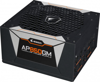 Блок питания Gigabyte ATX 850W AORUS GP-AP850GM 80+ gold 24+2x(4+4) pin APFC 135mm fan 6xSATA Cab Manag RTL от магазина РЭССИ