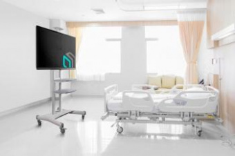 Подставка для телевизора Onkron TS1881 белый 50"-83" макс.90.9кг напольный мобильный от магазина РЭССИ