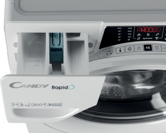 Стиральная машина Candy RapidO RO4 1274DWM4-07 класс: A загр.фронтальная макс.:7кг белый от магазина РЭССИ