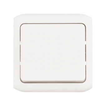 Выключатель Legrand Quteo откр. 1кл. IP44 белый (782300) от магазина РЭССИ