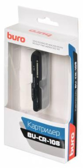Устройство чтения карт памяти USB2.0 Buro BU-CR-108 черный от магазина РЭССИ