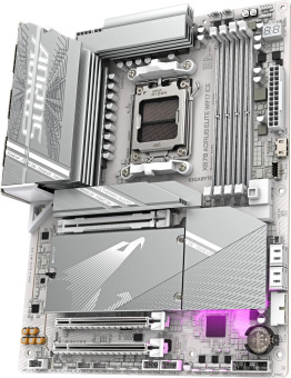 Материнская плата Gigabyte X870 A ELITE WF7 ICE SocketAM5 AMD X870 4xDDR5 ATX AC`97 8ch(7.1) 2.5Gg RAID+HDMI от магазина РЭССИ