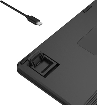 Клавиатура A4Tech Fstyler FBX53C черный USB беспроводная BT/Radio slim Multimedia (FBX53C) от магазина РЭССИ