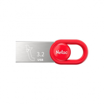 Флеш Диск Netac 32Gb UM2 NT03UM2N-032G-32RE USB3.2 серебристый/красный от магазина РЭССИ