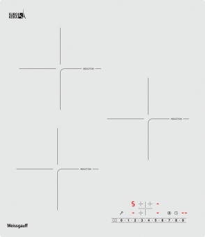 Индукционная варочная поверхность Weissgauff HI 430 WSC белый от магазина РЭССИ