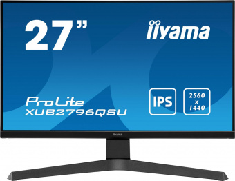 Монитор Iiyama 27" XUB2796QSU-B1 черный IPS LED 1ms 16:9 HDMI M/M матовая HAS Piv 1000:1 250cd 178гр/178гр 2560x1440 DP WQ USB 5.4кг от магазина РЭССИ