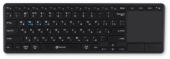 Клавиатура Оклик K614W черный USB беспроводная slim Multimedia Touch (1979327) от магазина РЭССИ