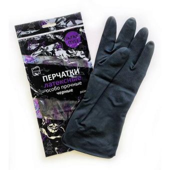 Перчатки хозяйственные Континентпак Japan Style черные M 139594 от магазина РЭССИ