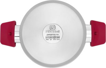 Кастрюля Rondell Strike RDS-814 2.8л. d=20см (с крышкой) стальной от магазина РЭССИ