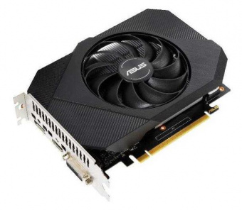 Видеокарта Asus PCI-E PH-GTX1650-O4GD6 NVIDIA GeForce GTX 1650 4096Mb 128 GDDR6 1410/12000 DVIx1 HDMIx1 DPx1 HDCP Ret от магазина РЭССИ