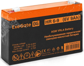 Батарея для ИБП Exegate EX282953 6В 9Ач от магазина РЭССИ