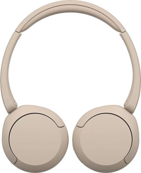 Наушники накладные Sony WH-CH520 бежевый беспроводные bluetooth оголовье (WH-CH520/C) от магазина РЭССИ
