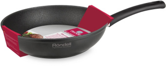 Сковорода Rondell Mustang RDA-598 круглая 26см покрытие: Xylan Plus ручка несъемная (без крышки) черный от магазина РЭССИ