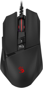 Мышь A4Tech Bloody W65 Max Mini черный оптическая (12000dpi) USB (9but) от магазина РЭССИ