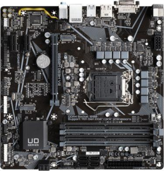 Материнская плата Gigabyte B560M DS3H V2 Soc-1200 Intel B560 4xDDR4 mATX AC`97 8ch(7.1) GbLAN+DVI+HDMI+DP от магазина РЭССИ