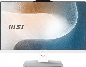 Моноблок MSI Modern AM242P 12M-213XRU 23.8" Full HD i5 1240P (1.7) 16Gb SSD512Gb Iris Xe noOS GbitEth WiFi BT 120W клавиатура мышь Cam белый 1920x1080 от магазина РЭССИ
