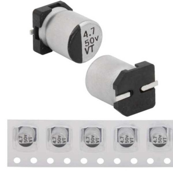 4.7 uF 50 V 105C 4*5.4 VT от магазина РЭССИ