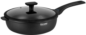 Сотейник Rondell Weiser RDA-1553 d=28см (с крышкой) черный от магазина РЭССИ